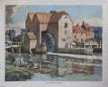 RuralWaterMill Vintage Advert A4 Photo Print