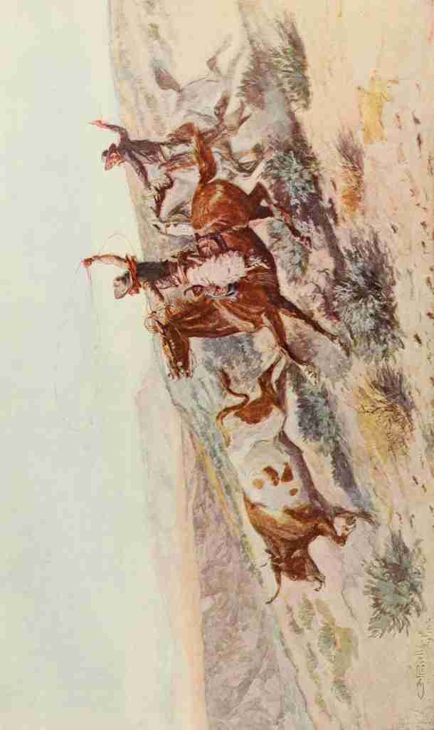 Russell Charles M 1864 1926 Scribners 37 1905 Buccaroos A4 Photo Print