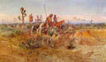 Russell Charles Marion Navajo Trackers A4 Photo Print