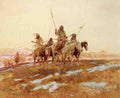 Russell Charles Marion Piegan Hunting Party A4 Photo Print