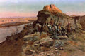 Russell Charles Marion Planning The Attack A4 Photo Print