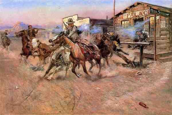 Russell Charles Marion Smoke Of A 45 A4 Photo Print