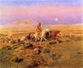 Russell Charles Marion The Horse Thieves A4 Photo Print