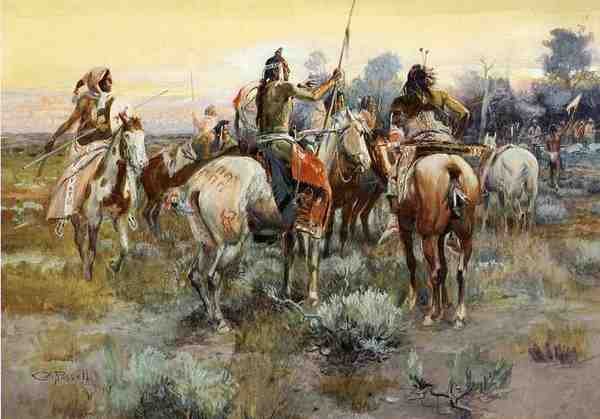 Russell Charles Marion The Truce A4 Photo Print