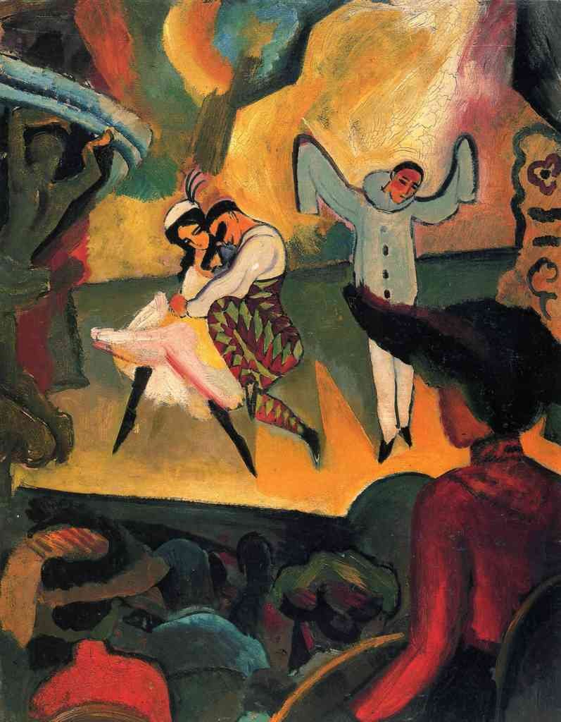 Russian Ballet Macke A4 Photo Print