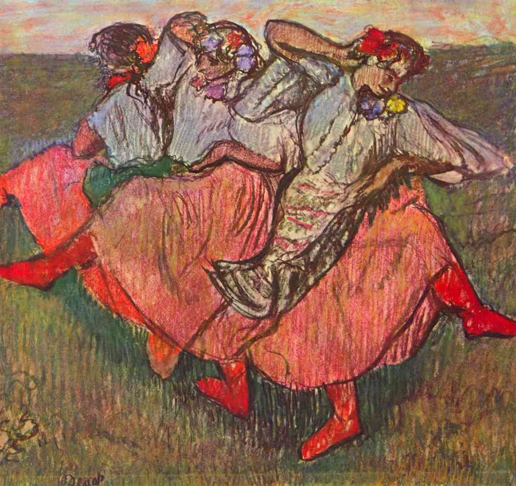 Russian Dancers Degas A4 Photo Print