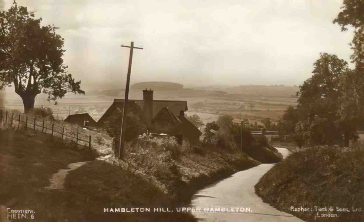 Rutland Upper Hambleton Hambleton Hill 1930s Vintage A4 Photo Print
