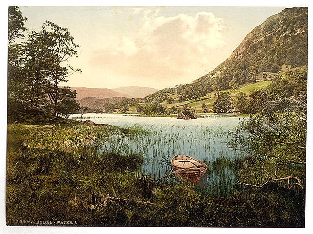 Rydal Water I Lake District Vintage A4 Photo Print