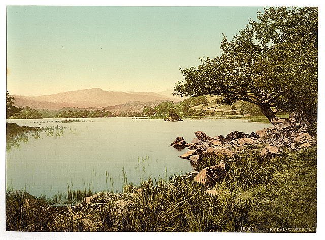 Rydal Water II Lake District Vintage A4 Photo Print