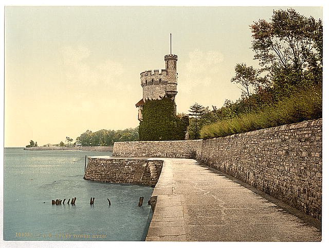Ryde Apley Tower Isle of Wight Vintage A4 Photo Print