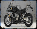 S1000Rr 13 1 A4 Photo Print Motorbike Vintage Aged