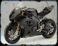 S100Rr A4 Photo Print Motorbike Vintage Aged