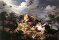 SAVERY Roelandt Horses And Oxen Attacked By Wolves A4 Photo Print