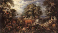 SAVERY Roelandt The Paradise 1626 A4 Photo Print