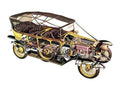 SCAT 18 30 HP Torpedo 1913 cutaway A4 Photo Print