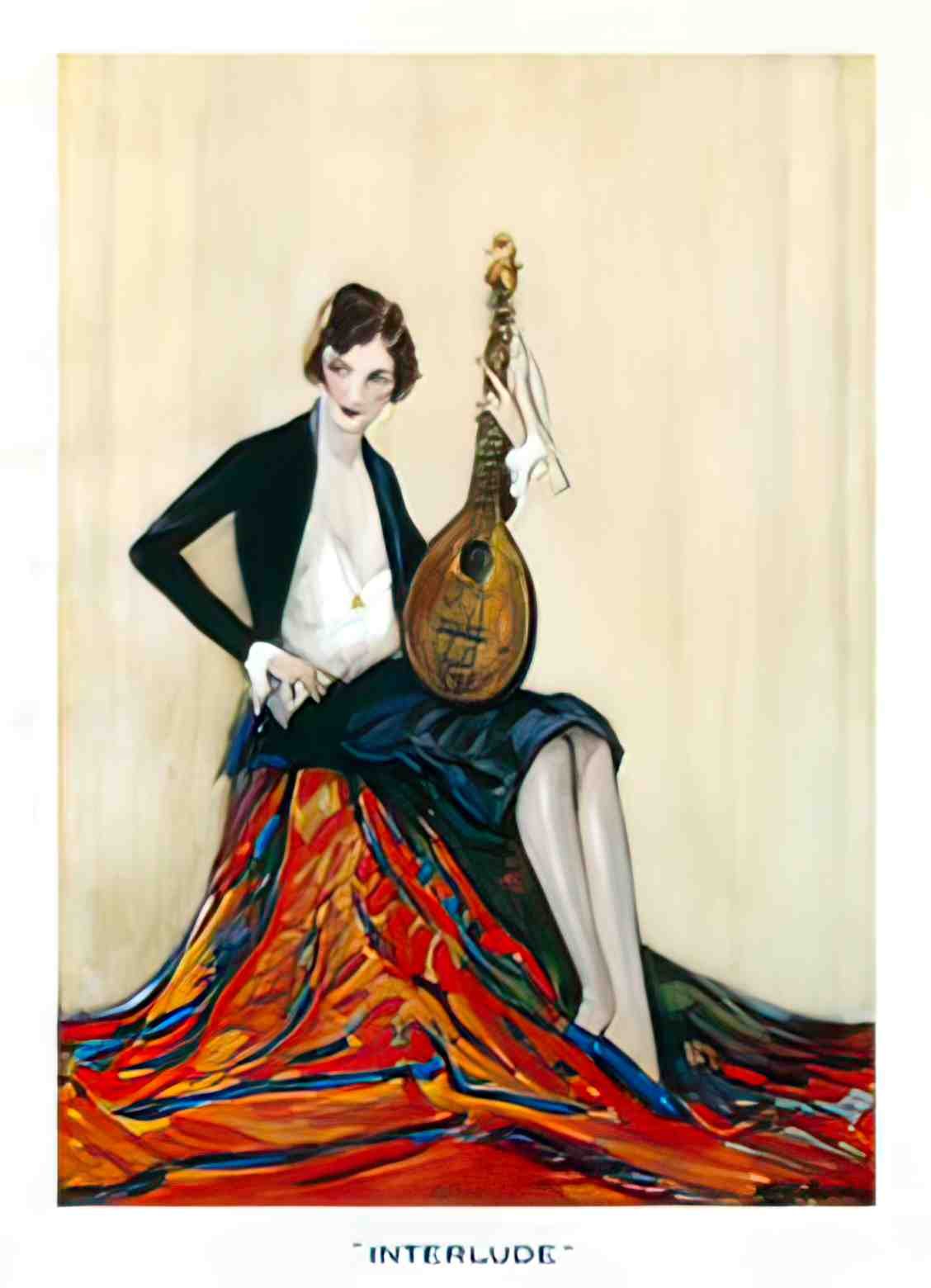 SEAD1008, Interlude, 1930  Advert A4 Photo Print