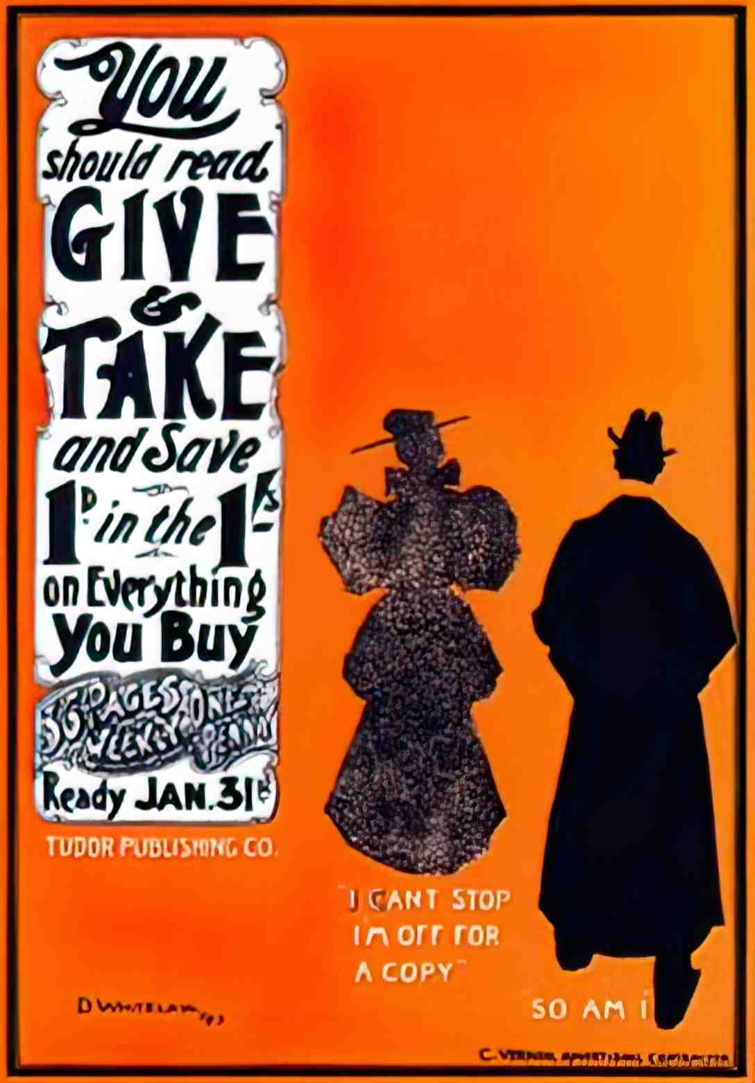 SEAN1019, Give and Take, 18 Advert A4 Photo Print