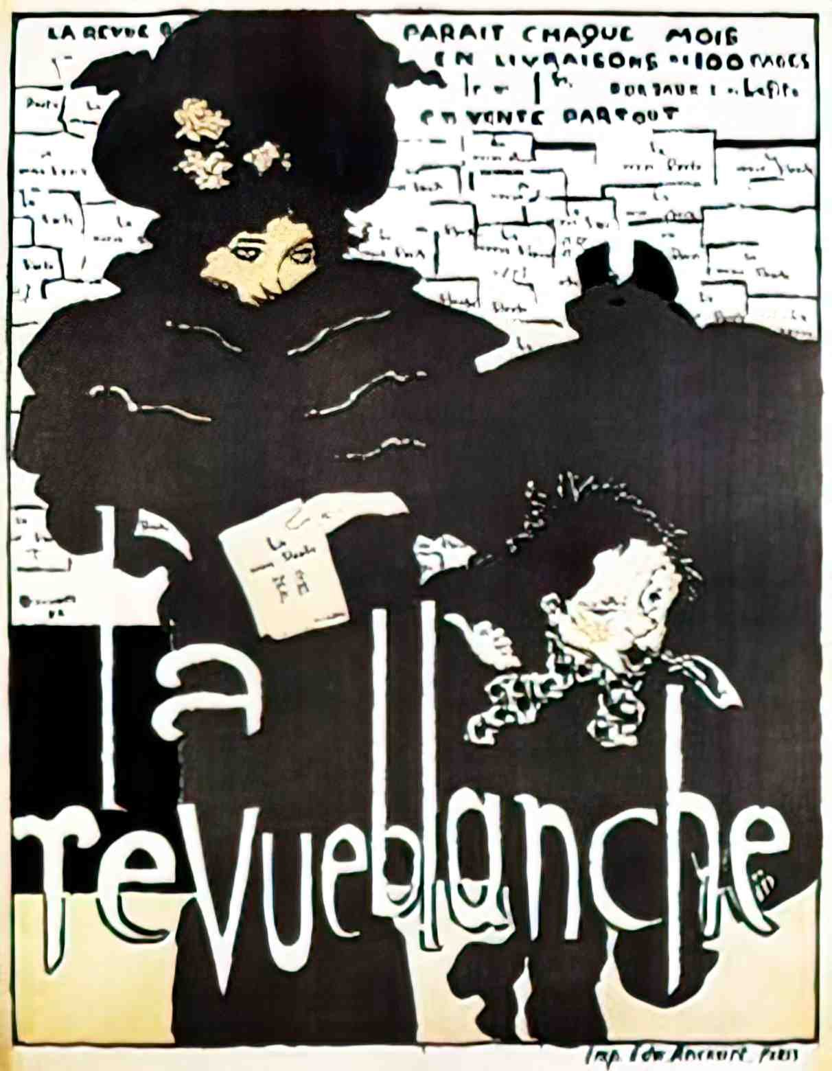 SEAN1023, Bonnard, La Revue Advert A4 Photo Print