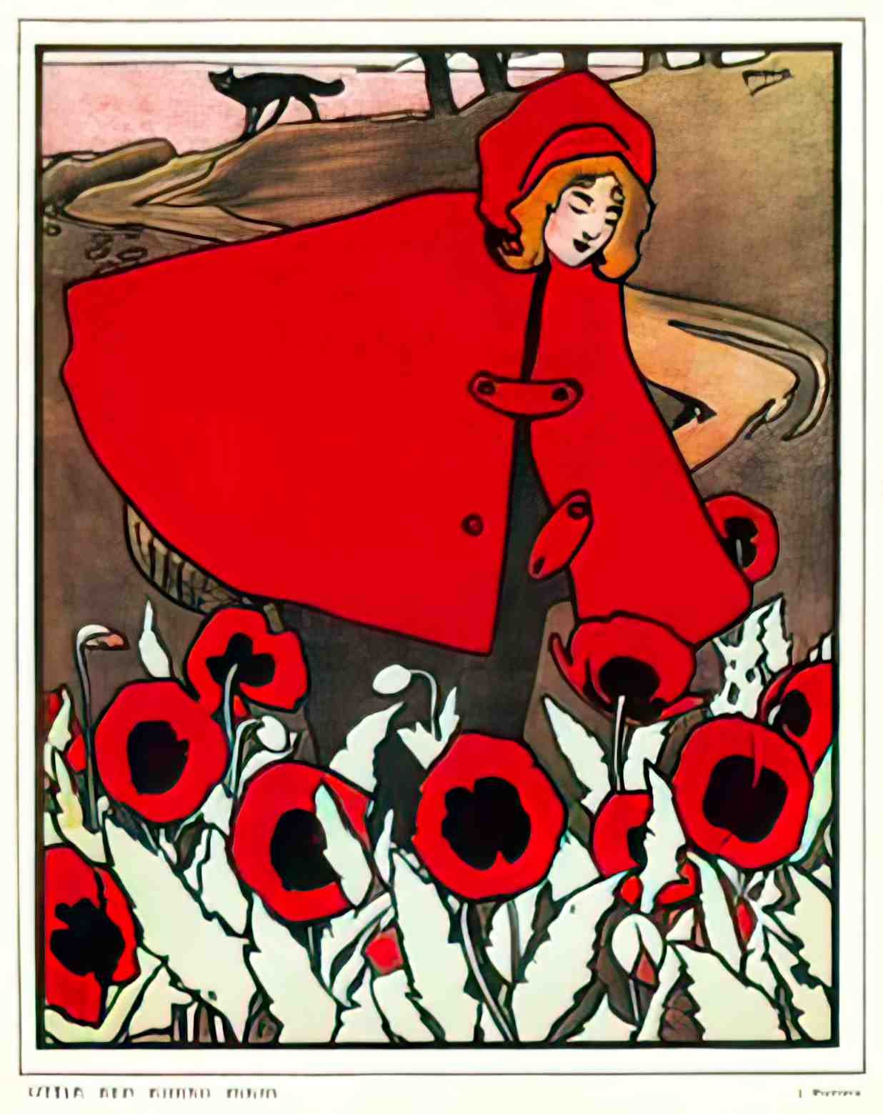 SEAN1025, Little Red Riding Advert A4 Photo Print