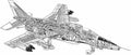 SEPECAT Jaguar 1 cutaway A4 Photo Print