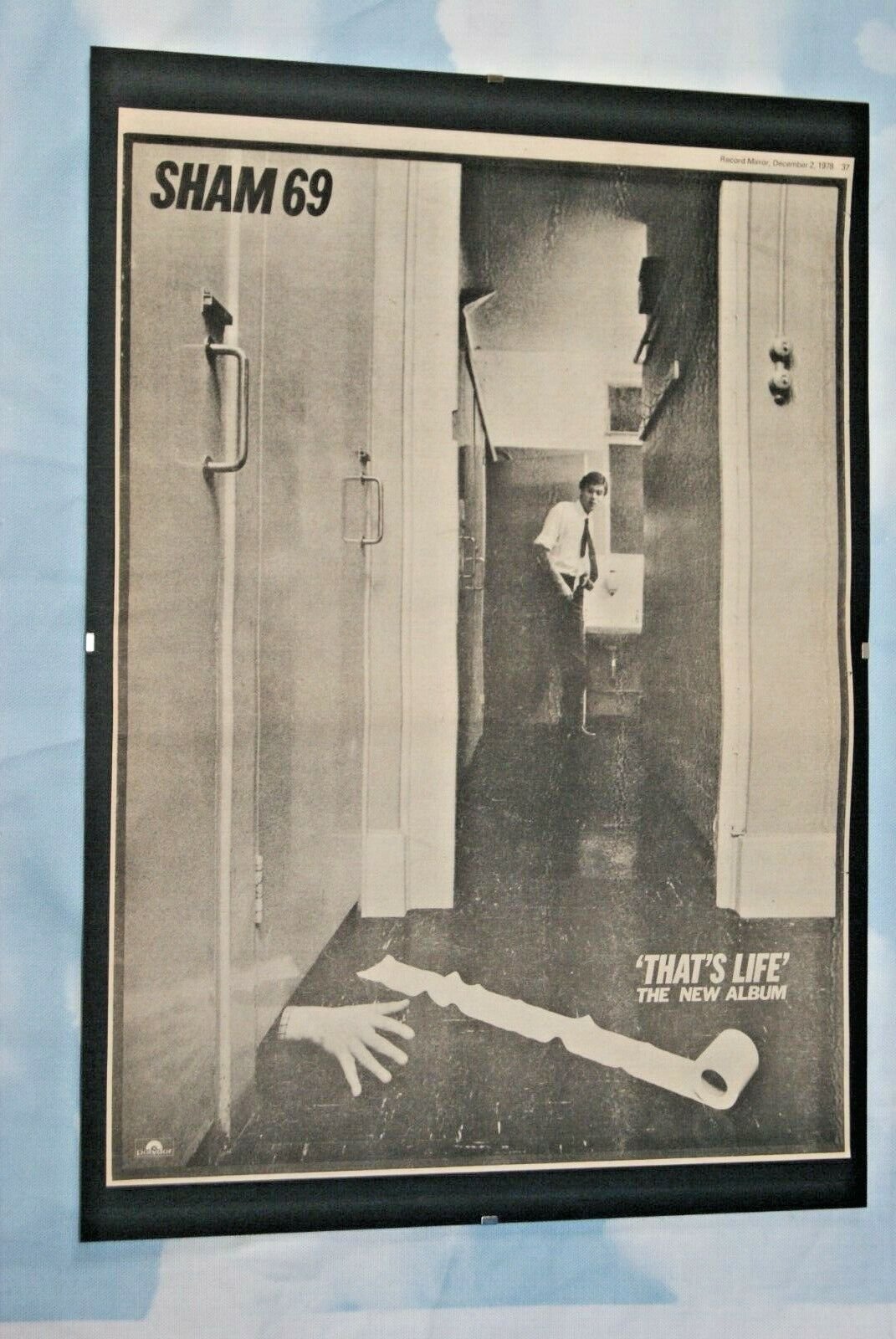 SHAM 69 1978 2 Punk Flyer A4 Photo Print