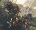 SIBERECHTS Jan Crossing A Creek A4 Photo Print
