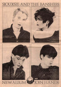 SIOUXSIE and the BANSHEES 1979 NME Join Hands Punk Flyer A4 Photo Print