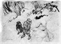 SKETCH Wind in the Willows Arthur Rackham The Rat pondered awhile, and examined the humps and slopes that surrounded them (2) A4 Photo Print