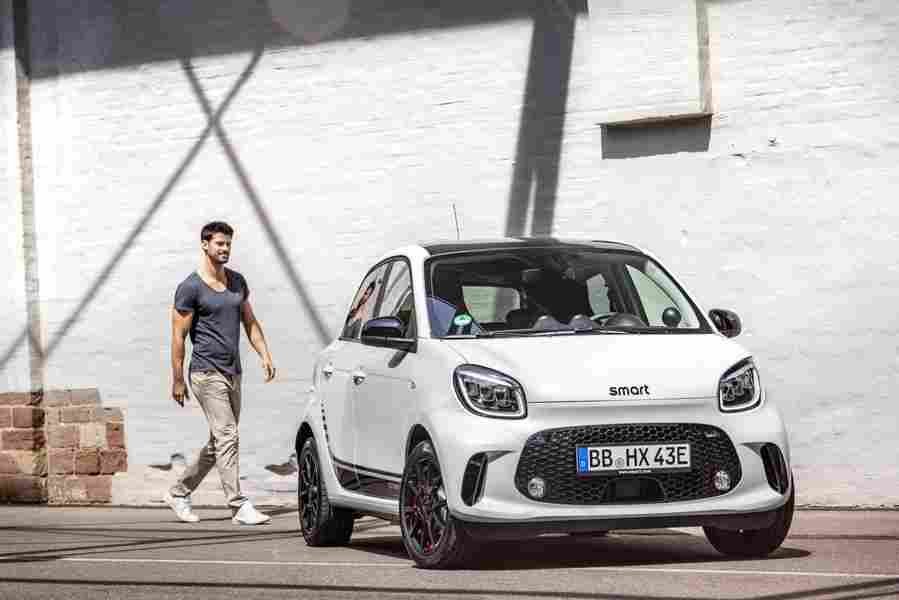 SMART EQ forfour 6662 12 Car A4 Photo Print