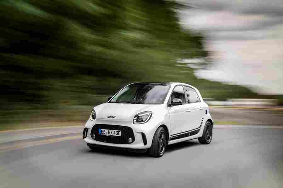 SMART EQ forfour 6662 3 Car A4 Photo Print