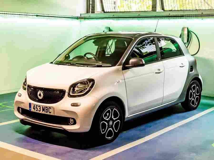 SMART EQ forfour 6662 37 Car A4 Photo Print