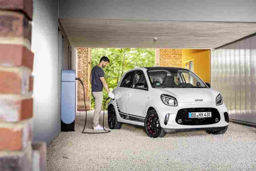 SMART EQ forfour 6662 4 Car A4 Photo Print
