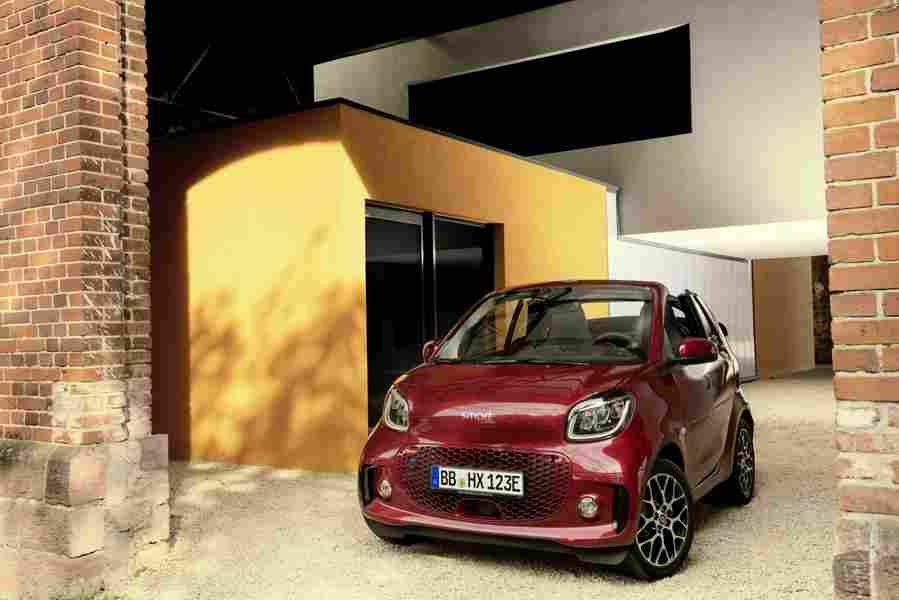 SMART EQ fortwo Cabrio 6661 3 Car A4 Photo Print