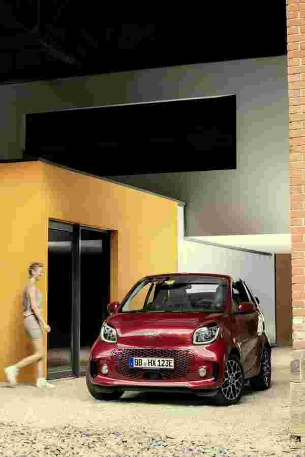 SMART EQ fortwo Cabrio 6661 4 Car A4 Photo Print