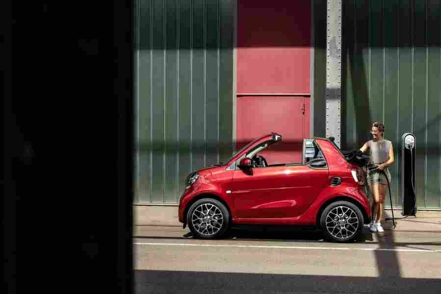 SMART EQ fortwo Cabrio 6661 9 Car A4 Photo Print
