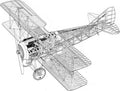 SPAD S.XIII cutaway A4 Photo Print