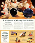 SPBW1003L, Socony Vacuum  Advert A4 Photo Print