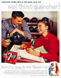 SPBW1010L, Seven Up Bowling Advert A4 Photo Print