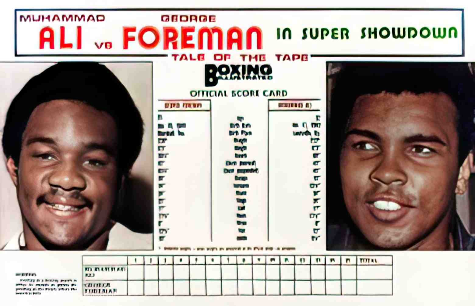 SPBX1009, Ali v Foreman  Advert A4 Photo Print