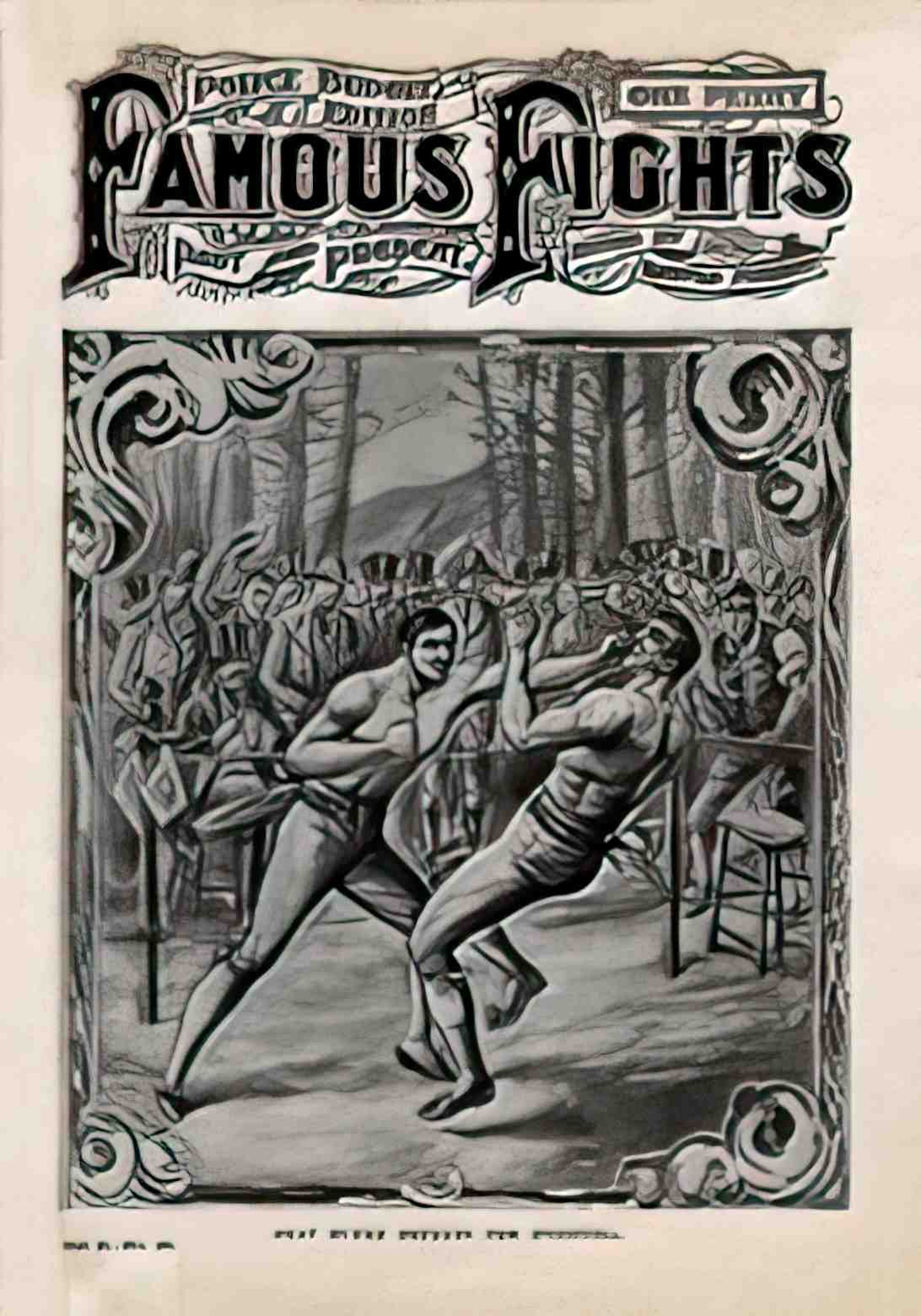 SPBX1026, Deaf Burke v Tom  Advert A4 Photo Print