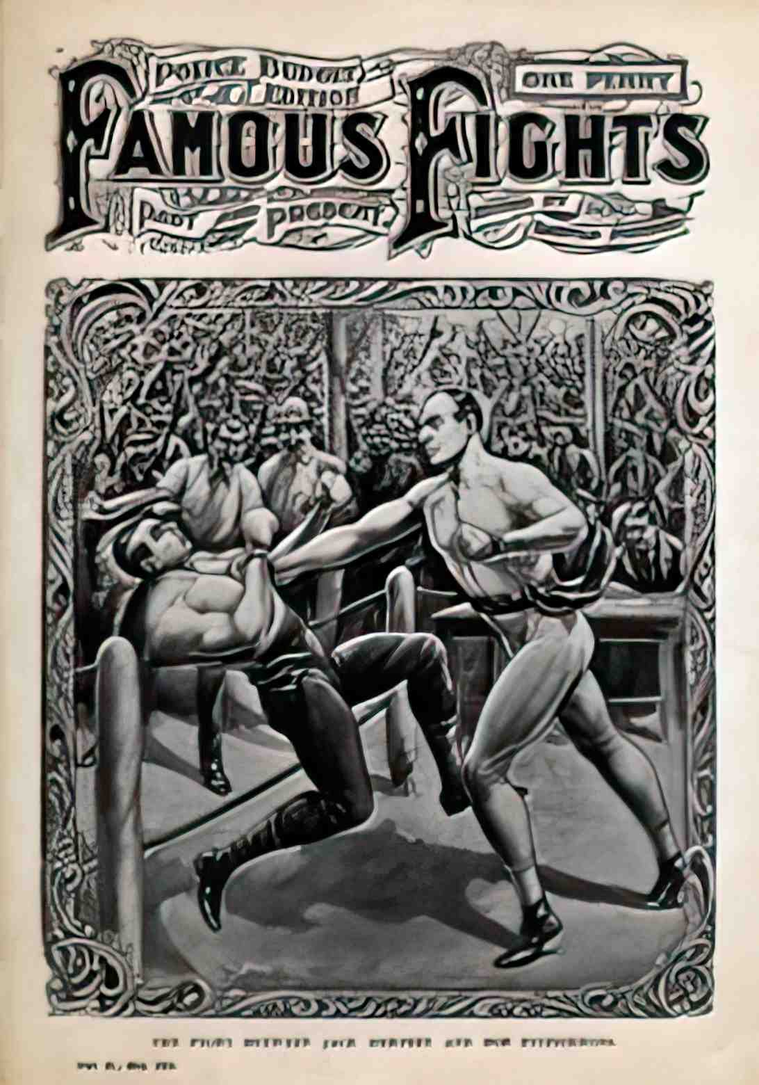 SPBX1033, Jack Dempsey v Bo Advert A4 Photo Print