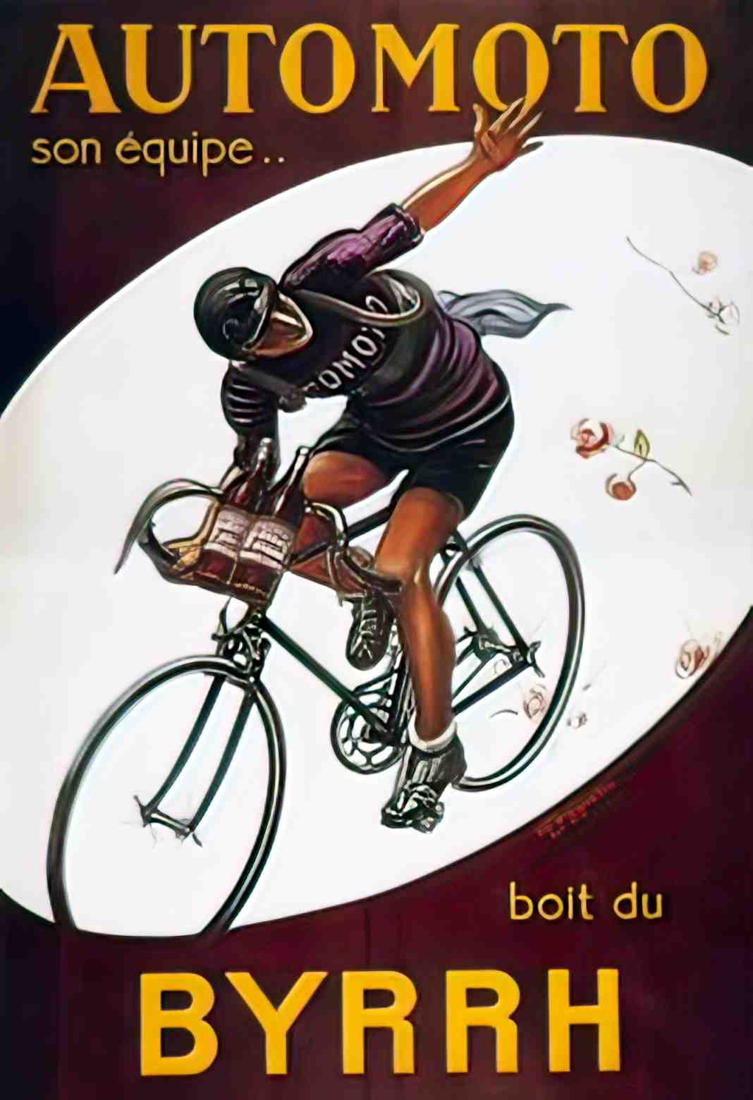 SPCY1003, Automoto Bikes &  Advert A4 Photo Print