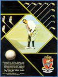 SPGF1130, Walter Hagen Golf Advert A4 Photo Print