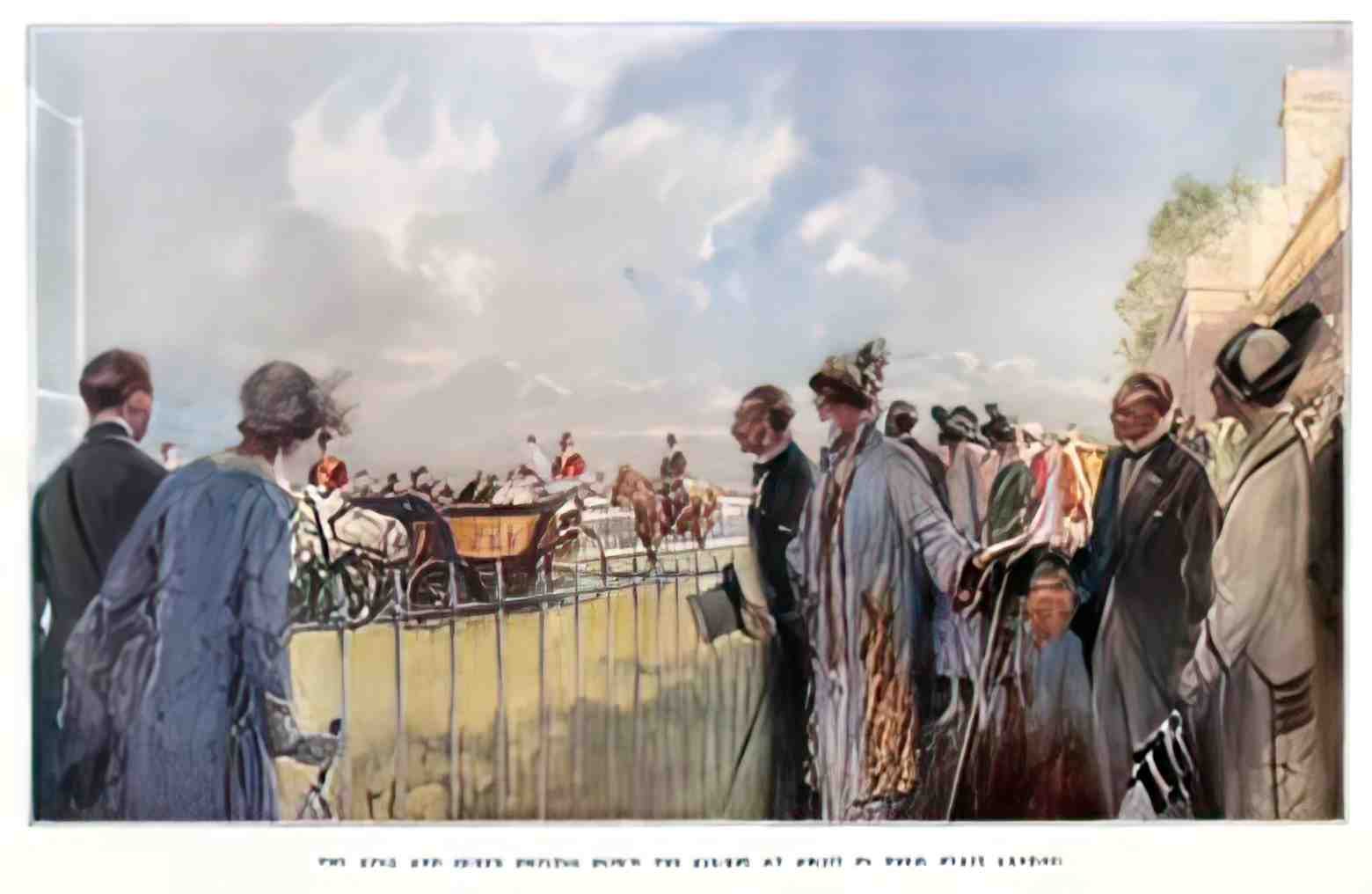 SPHS1070, Ascot, Royal Proc Advert A4 Photo Print