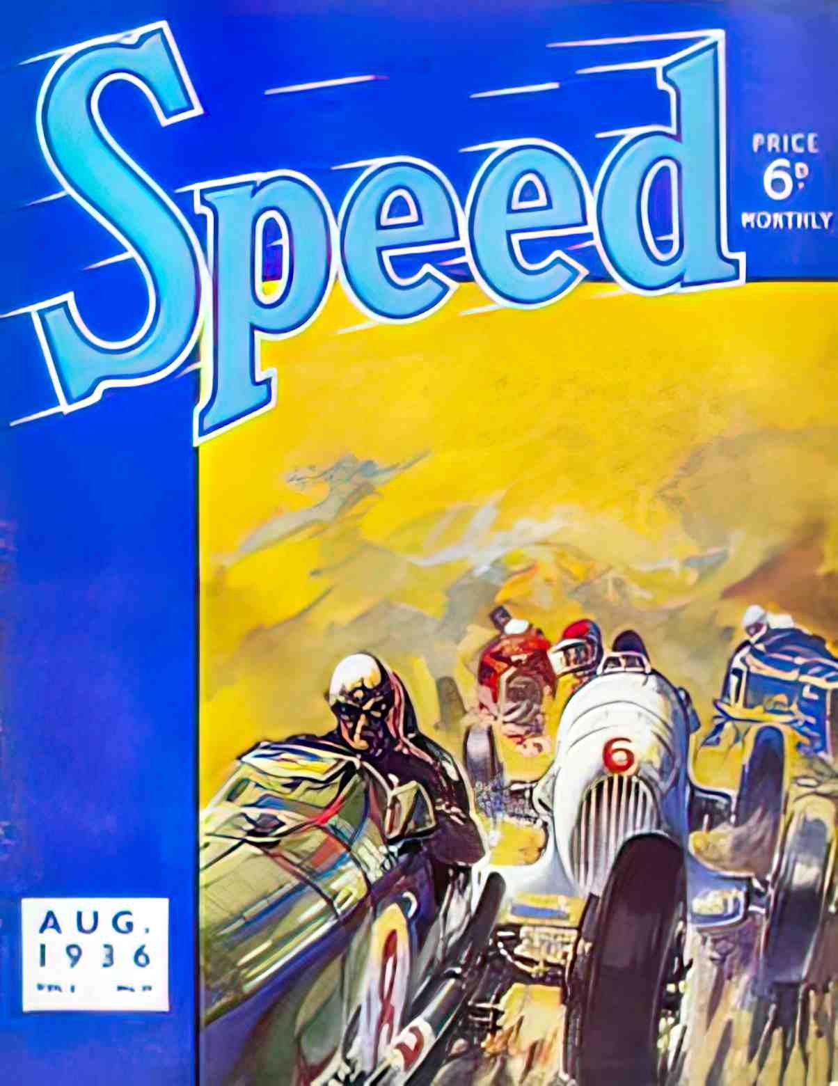 SPMS1016, Speed, August 193 Advert A4 Photo Print