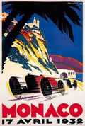 SPMS1026, Monaco Grand Prix Advert A4 Photo Print
