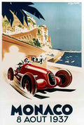 SPMS1029, Monaco Grand Prix Advert A4 Photo Print