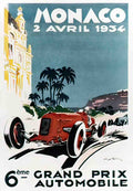 SPMS1031, Monaco Grand Prix Advert A4 Photo Print