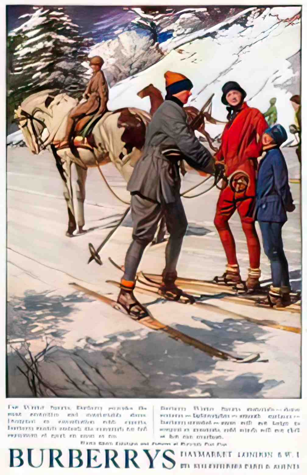 SPSI1016, Burberrys Winter  Advert A4 Photo Print