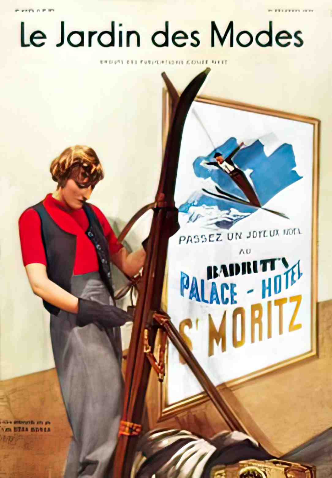 SPSI1021, Jardin Des Modes, Advert A4 Photo Print